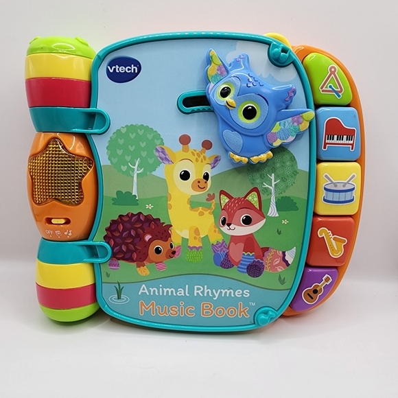 vtech Other - VTech Animal Rhymes Music Book Light Up Educational 3-24 Months Baby Toddler